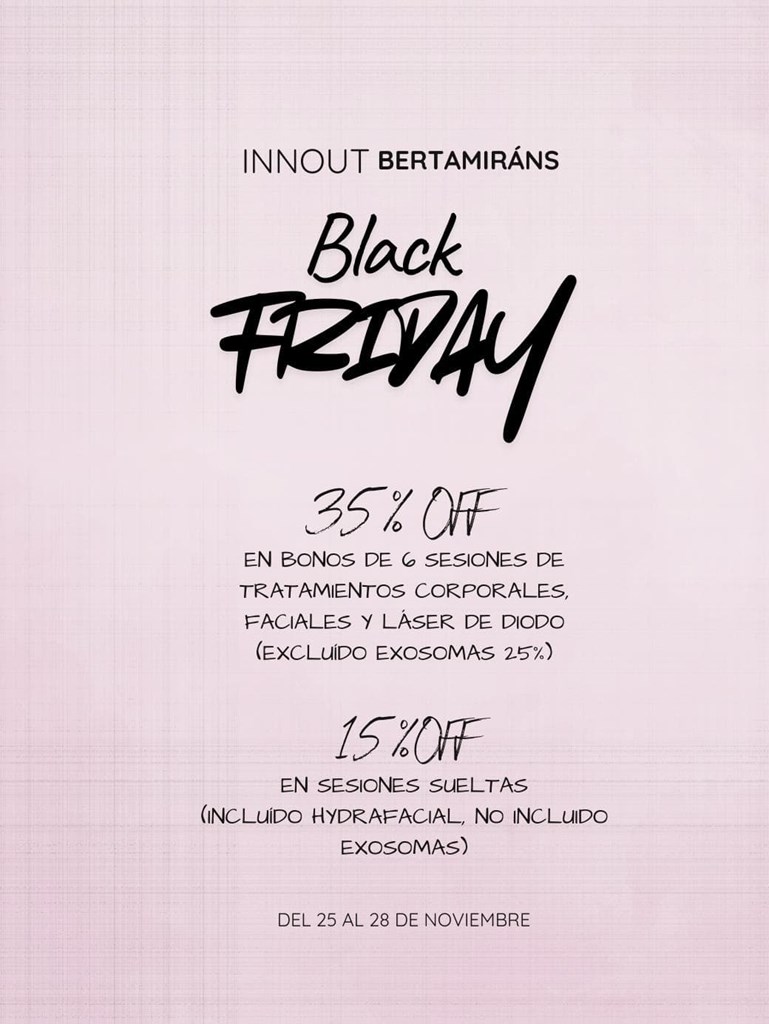 ¡Disfruta de las promociones de Black Friday!