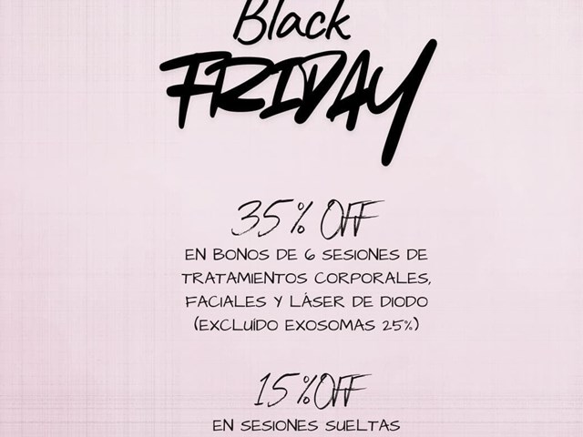 ¡Disfruta de las promociones de Black Friday!